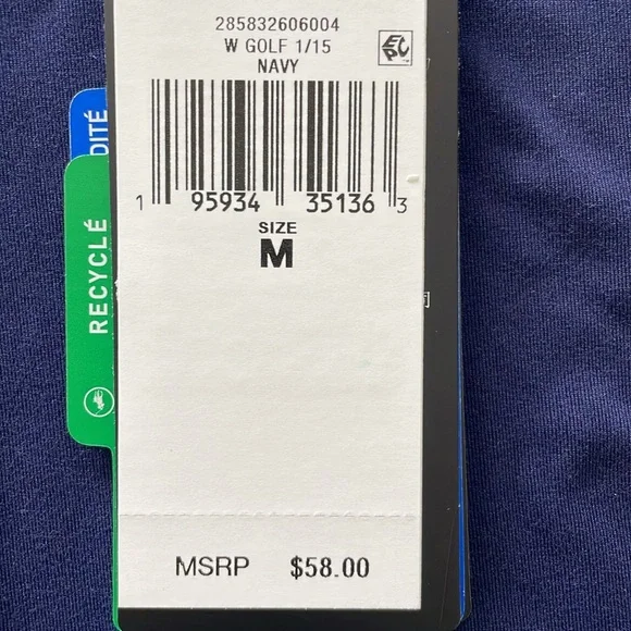 New! RLX Ralph Lauren Navy Wicking Crew Top - Picture 8 of 8